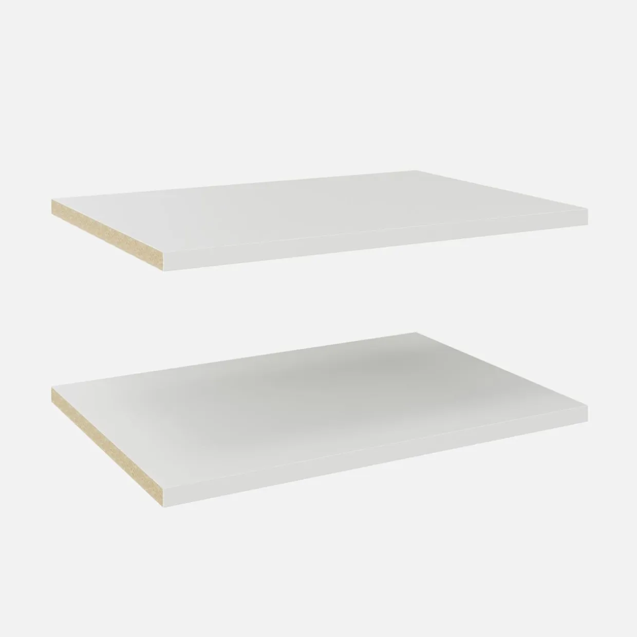 2 półki białe do szafy ADBOX 50 cm