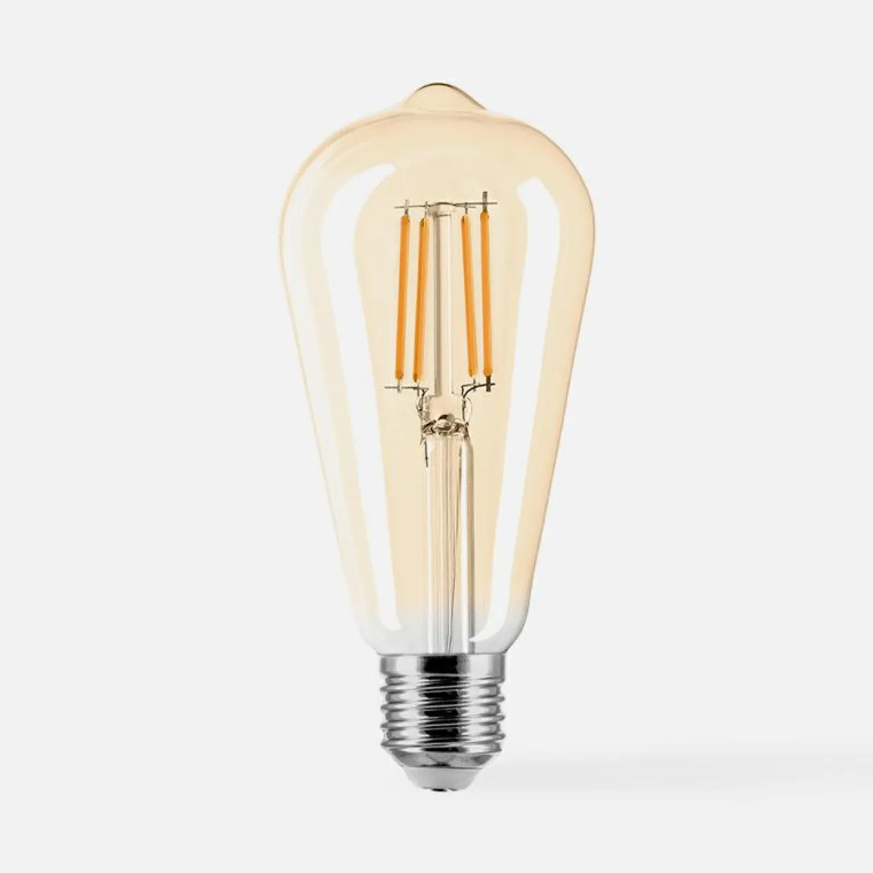 Żarówka LED barwa ciepła ORO-AMBER-E27-ST64-6W-WW