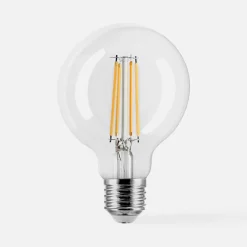 Żarówka LED barwa ciepła ORO-CLARO-E27-G80-8W-WW
