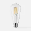 Żarówka LED barwa ciepła ORO-CLARO-E27-ST64-4W-WW