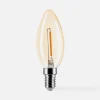 Żarówka LED barwa ciepła ORO-AMBER-E14-C35-1W-WW