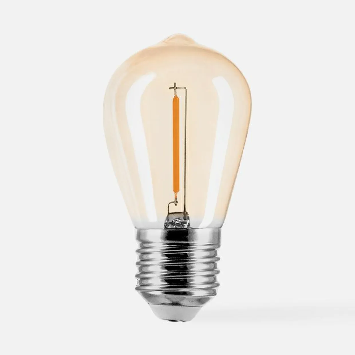 Żarówka LED barwa ciepła ORO-AMBER-E27-ST45-1W-WW