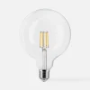 Żarówka LED barwa ciepła ORO-CLARO-E27-G125-7W-WW