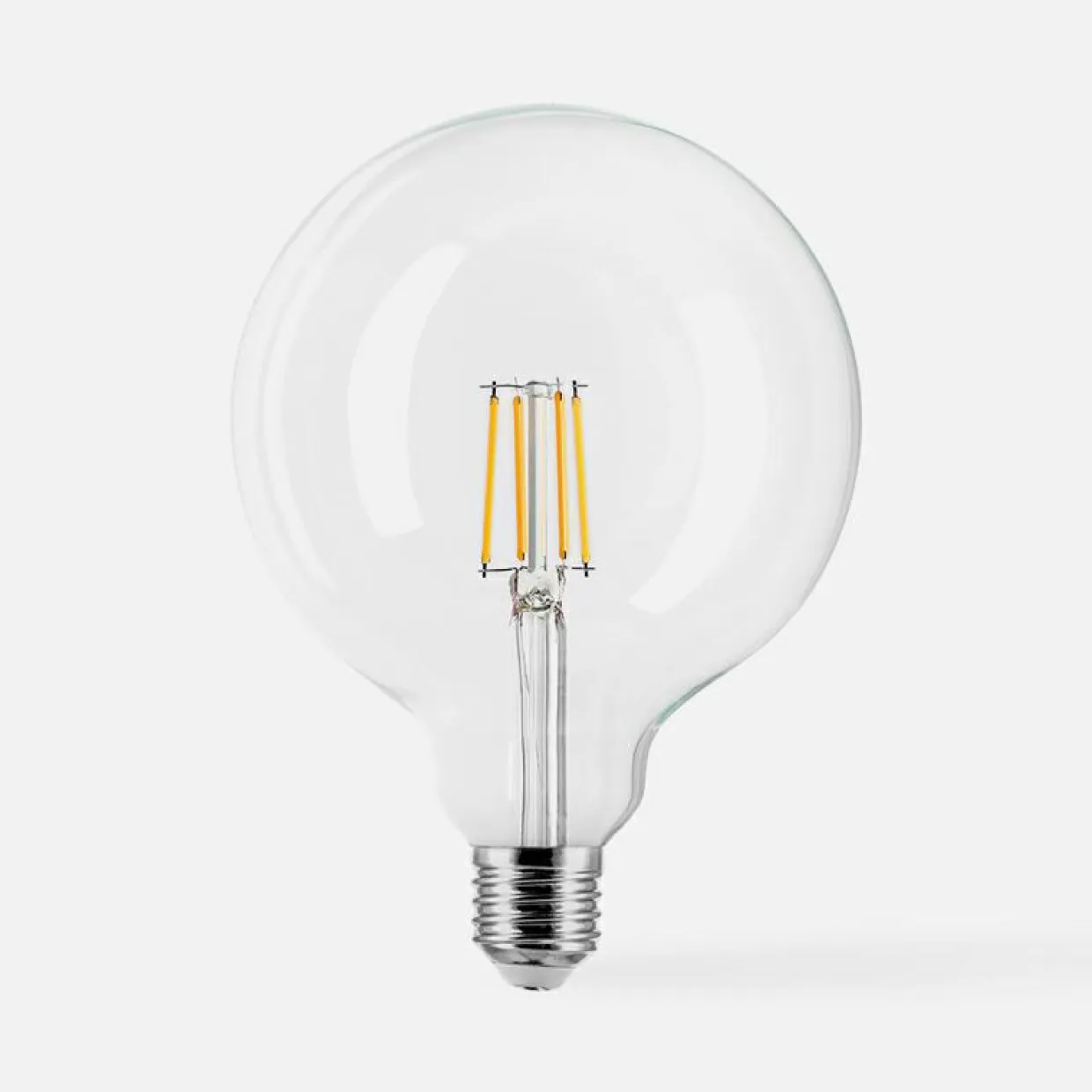 Żarówka LED barwa ciepła ORO-CLARO-E27-G125-7W-WW