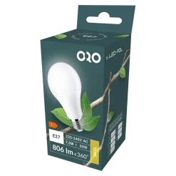 Żarówka LED E27 8,5W barwa ciepła ORO-ATOS-E27-A60-8,5W-WW