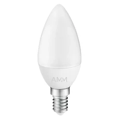 Żarówka LED E14 4,9W barwa neutralna AMM-E14-C37-4,9W-DW