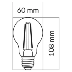 Żarówka LED E27 10,5W ORO-E27-A60-FL-CLARO-10,5W-DW barwa neutralna