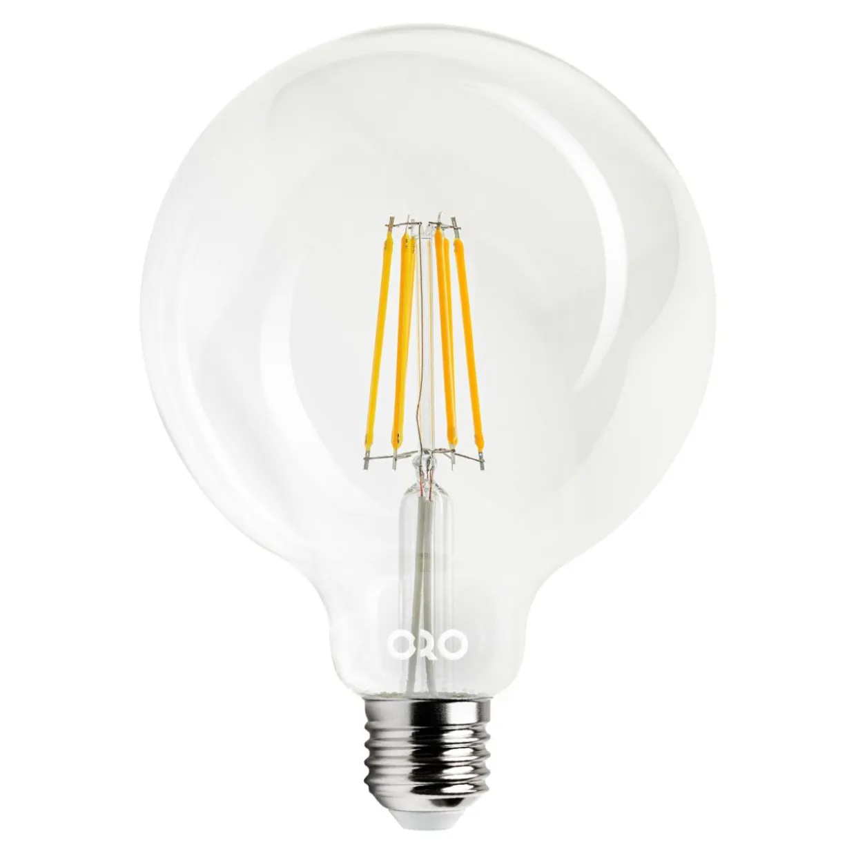 Żarówka LED E27 8W ORO-E27-G125-FL-CLARO-8W-WW barwa ciepła