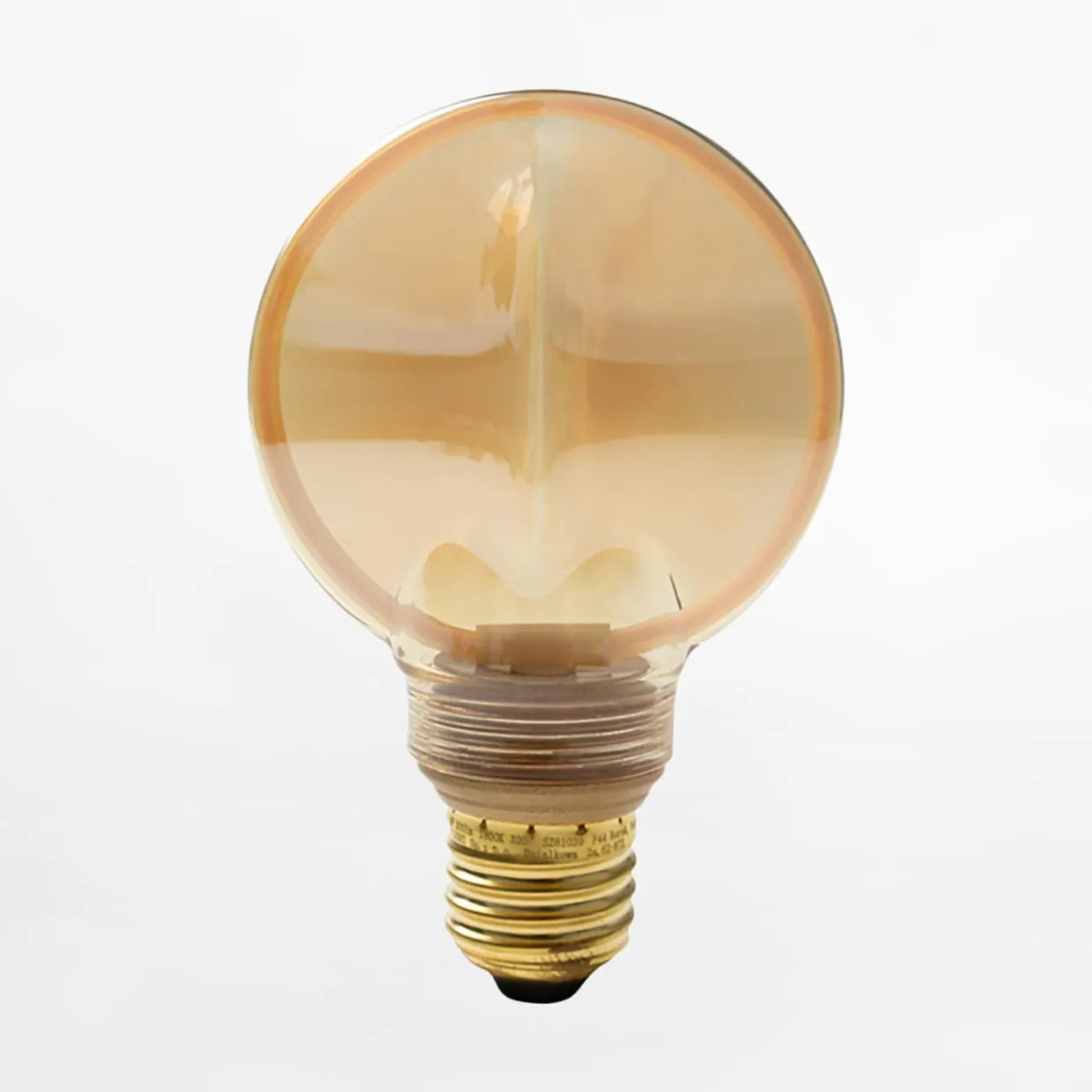 Żarówka LED G80 SERIA ZERO E27 4W AMBER barwa ciepła SZ61039