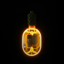 Żarówka LED O100 SERIA ZERO E27 4W AMBER barwa ciepła SZ61039