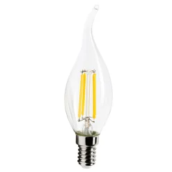 Żarówka ozdobna LED E14 4W barwa neutralna ORO-E14-C35-FL-CLARO-FLAMI-4W