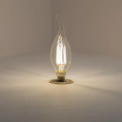 Żarówka ozdobna LED E14 4W barwa neutralna ORO-E14-C35-FL-CLARO-FLAMI-4W