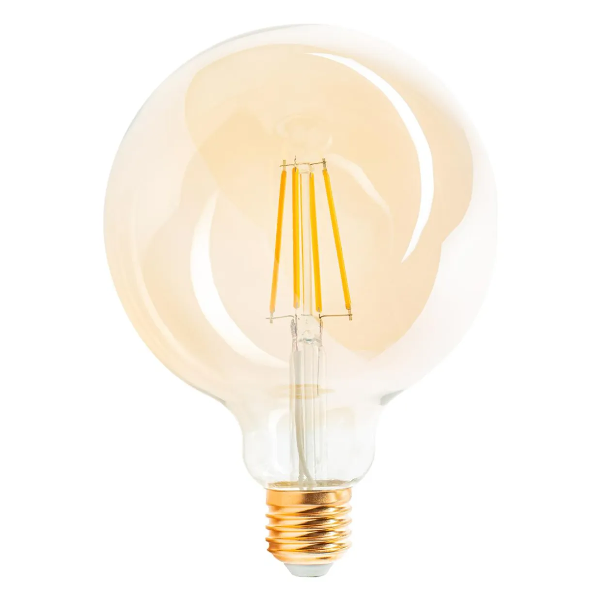 Żarówka ozdobna LED E27 6W barwa ciepła ORO-E27-G80-FL-AMBER-6W-DIMM