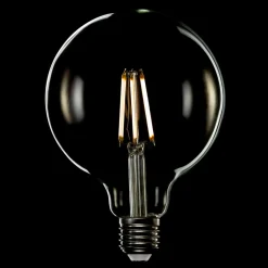 Żarówka ozdobna LED E27 6W barwa ciepła ORO-E27-G80-FL-AMBER-6W-DIMM
