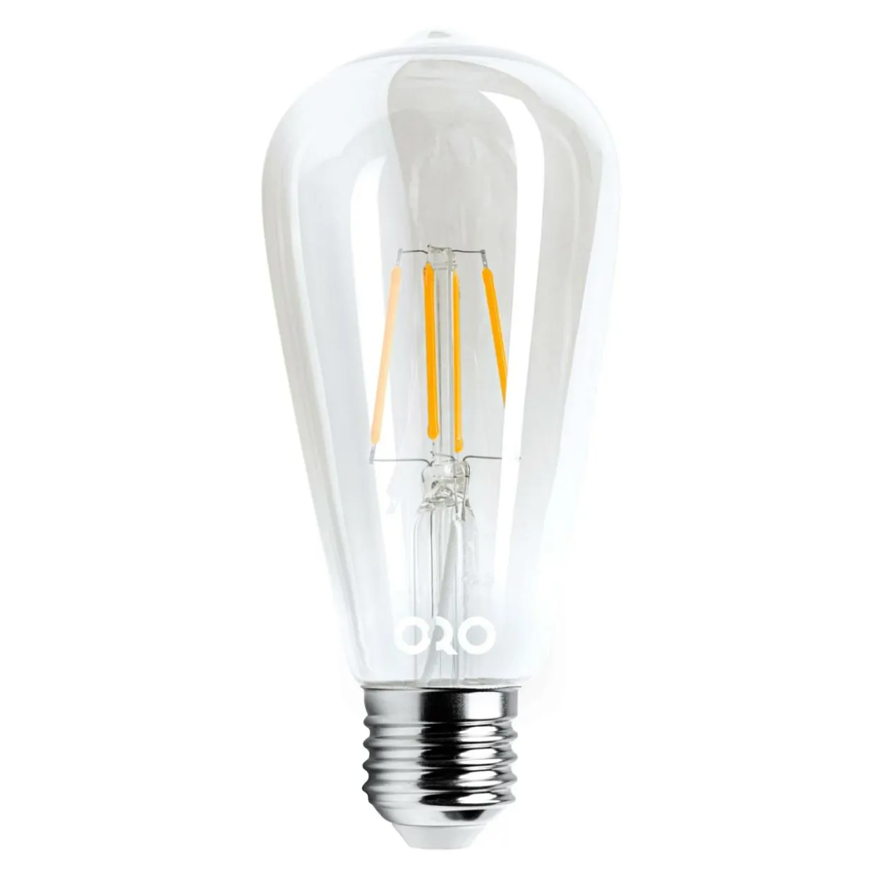 Żarówka ozdobna retro LED E27 8W barwa neutralna ORO-E27-ST64-FL-CLARO-8W-DW