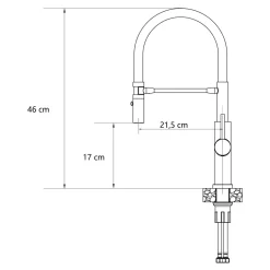 Bateria kuchenna czarna QUADRON RUMBERRA