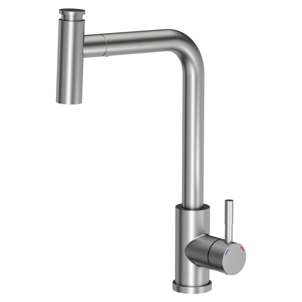 Bateria kuchenna szczotkowana stal QUADRON CORNERA