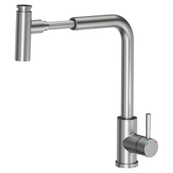 Bateria kuchenna szczotkowana stal QUADRON CORNERA