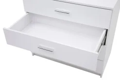Biała komoda MARSYLIA połysk