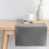 Bieżnik welurowy szary VELVIO 40x130 cm