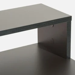 Biurko z półkami szare CARBON