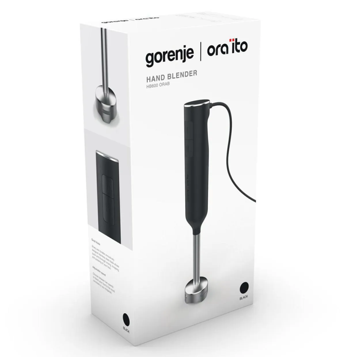 Blender ręczny czarny GORENJE ORA ITO