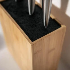 Blok na noże bambusowy prostokątny 23 cm