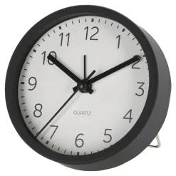 Budzik czarny 9 cm