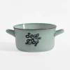 Bulionówka ceramiczna zielona 580 ml