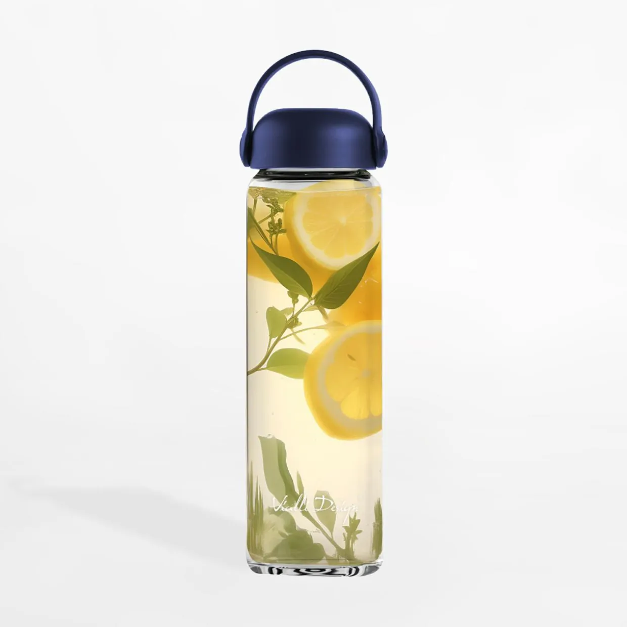 Butelka na wodę granatowa FUORI 540 ml