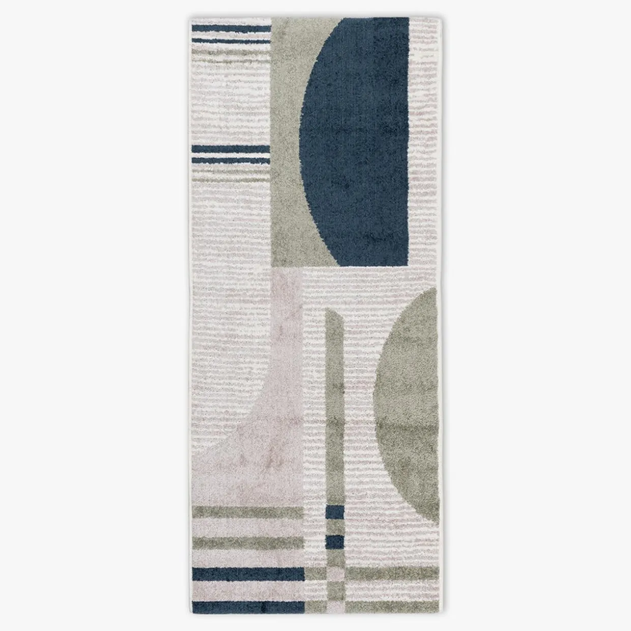Chodnik geometryczny wielokolorowy HOUSTON 67x160 cm