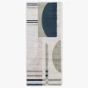 Chodnik geometryczny wielokolorowy HOUSTON 80x200 cm