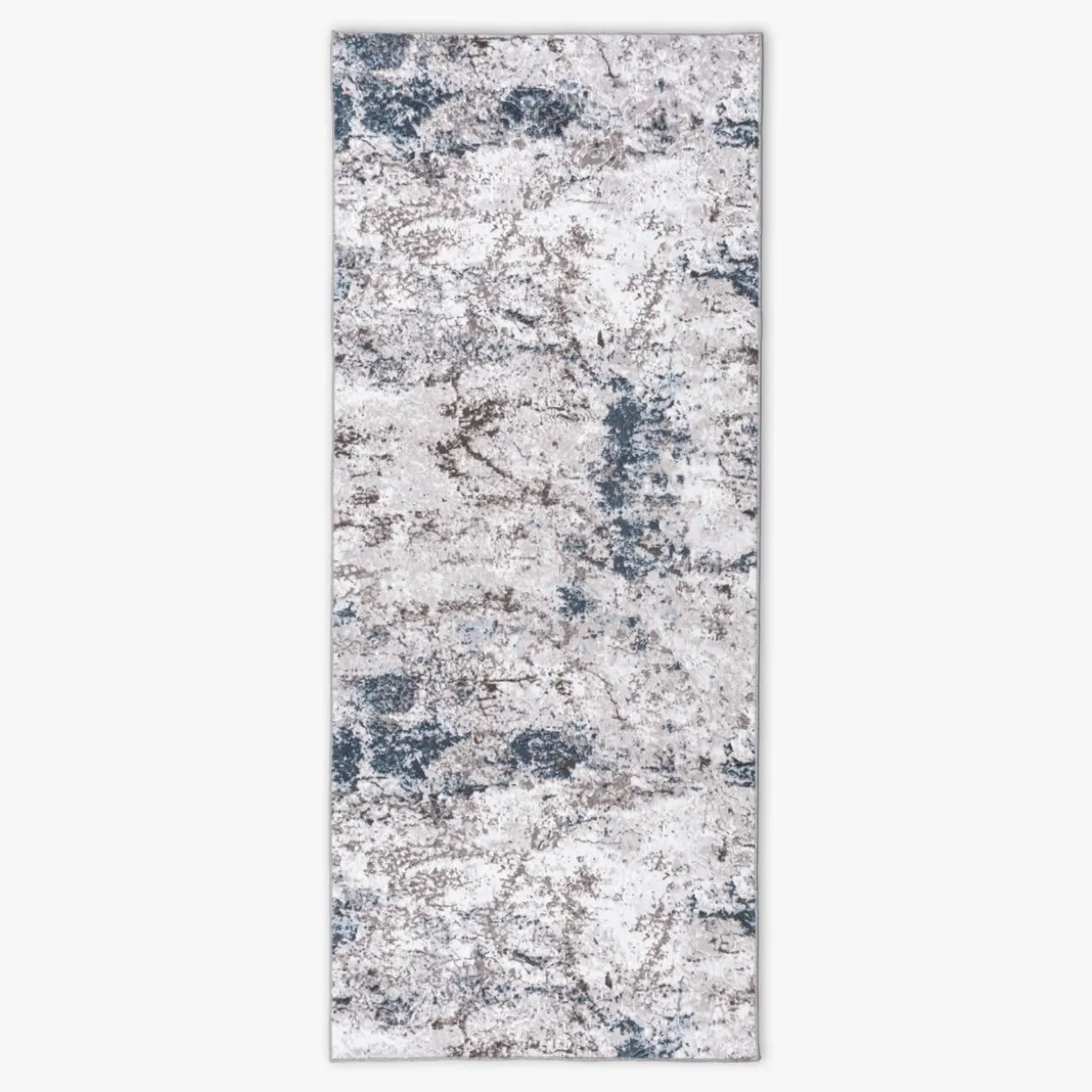 Chodnik przecierany szarogranatowy LONG 67x160 cm