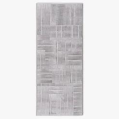 Chodnik srebrny LINIE MIGUEL 80x200 cm