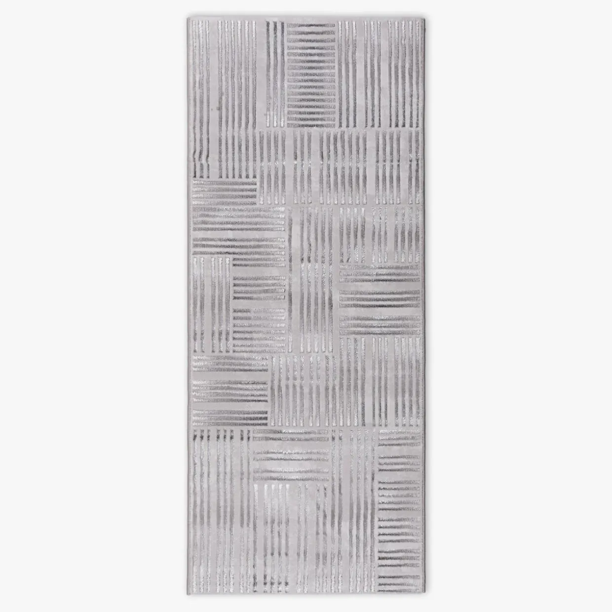 Chodnik srebrny LINIE MIGUEL 80x200 cm