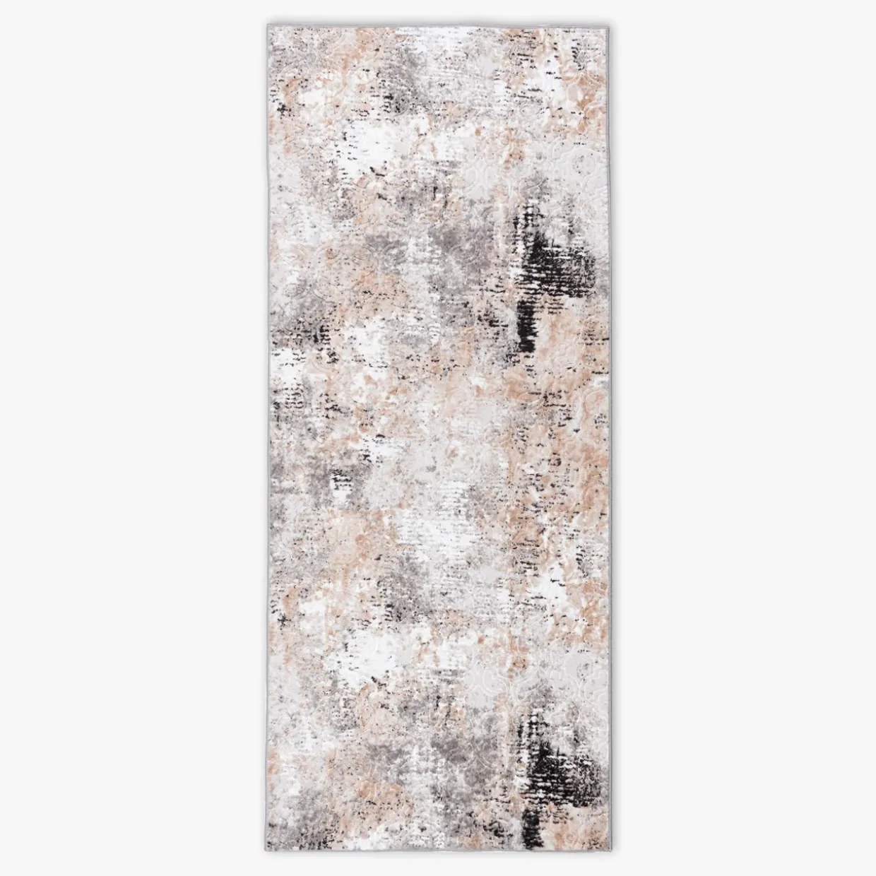 Chodnik szarobeżowy PRZECIERKA LONG 80x200 cm