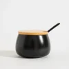 Cukiernica porcelanowa czarna BONA 9 cm