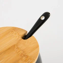 Cukiernica porcelanowa czarna BONA 9 cm