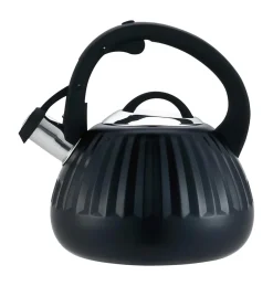 Czajnik na gaz i indukcję retro czarny 2,5 l