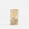 Dekoracja LED amber ŚWIECZKA 12,3 cm