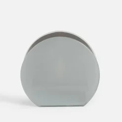 Dekoracja LED przydymione szkło KOMINEK 9x5x11 cm
