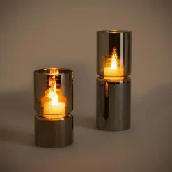 Dekoracja LED smoke ŚWIECZKA 18,3 cm