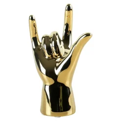 Dekoracja RĘKA złota 18 cm