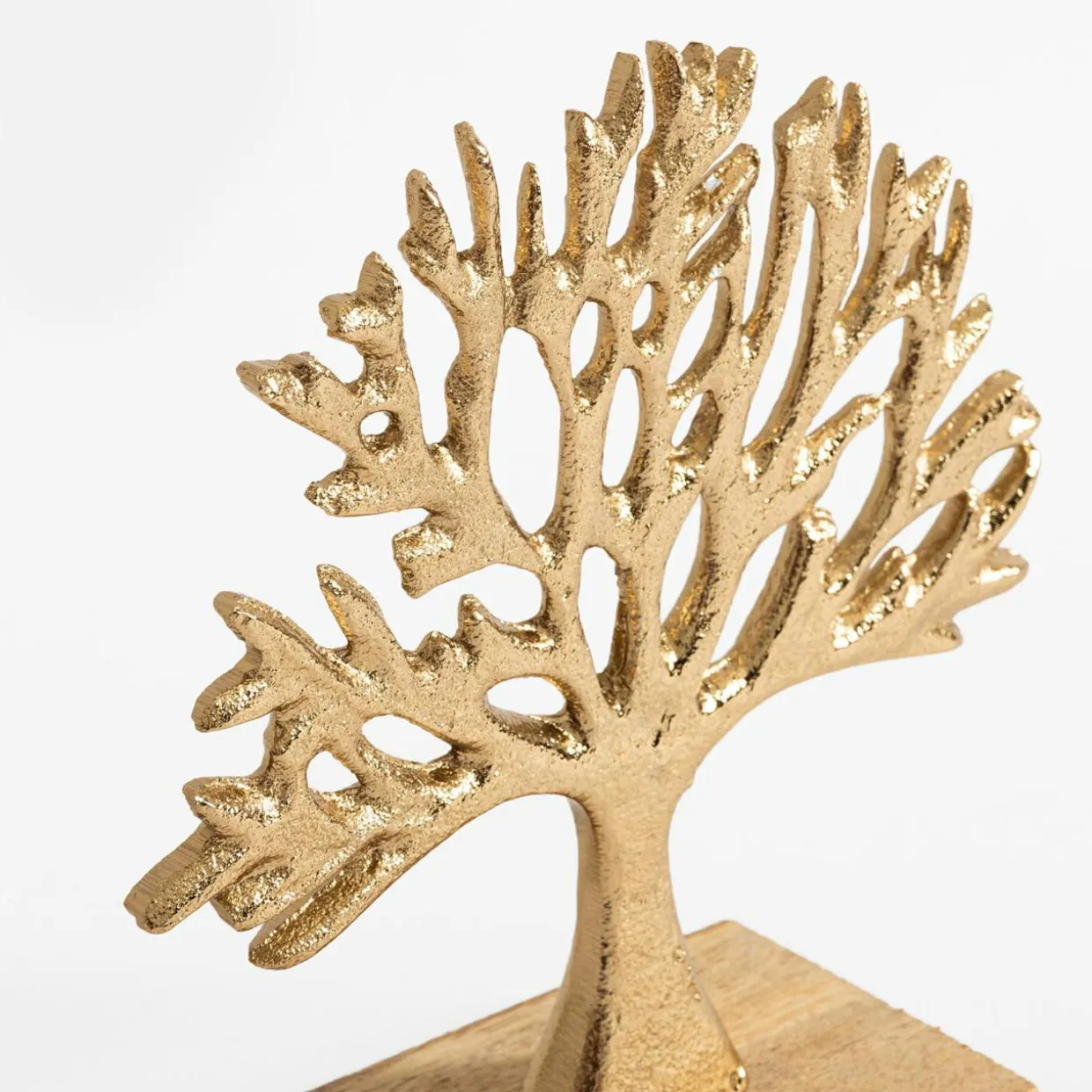 Dekoracja złota DRZEWO 17x6x16 cm