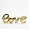 Dekoracyjny napis złoty LOVE 29x11,4 cm