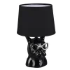 Designerska lampa stołowa ceramiczna czarna DOSY