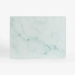 Deska do krojenia szklana BIAŁY MARMUR 40x30 cm