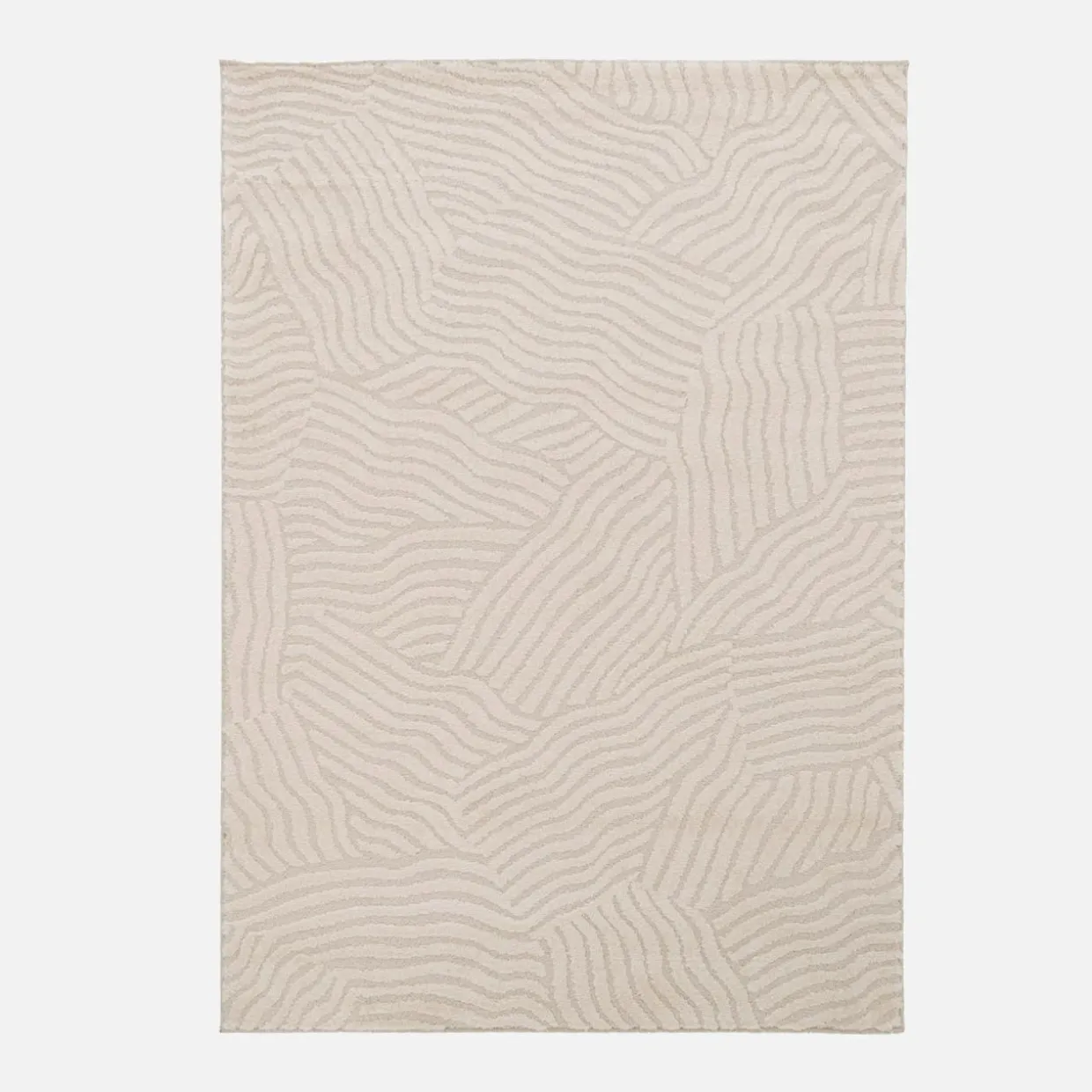 Dywan abstrakcyjny beżowy DEUS 120x170 cm