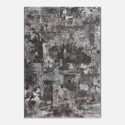 Dywan abstrakcyjny ciemnoszary NOVANTA 160x230 cm