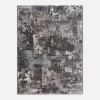 Dywan abstrakcyjny szary NOVANTA 200x290 cm